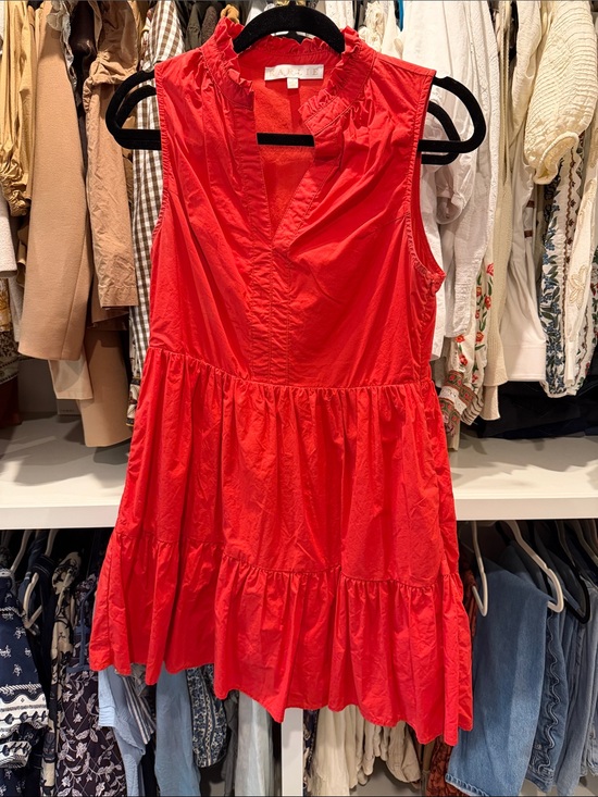 Karlie Dresses & Skirts - Karlie Vibrant Red Tiered Sleeveless Dress